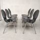 6 chaises plywood et chrome
