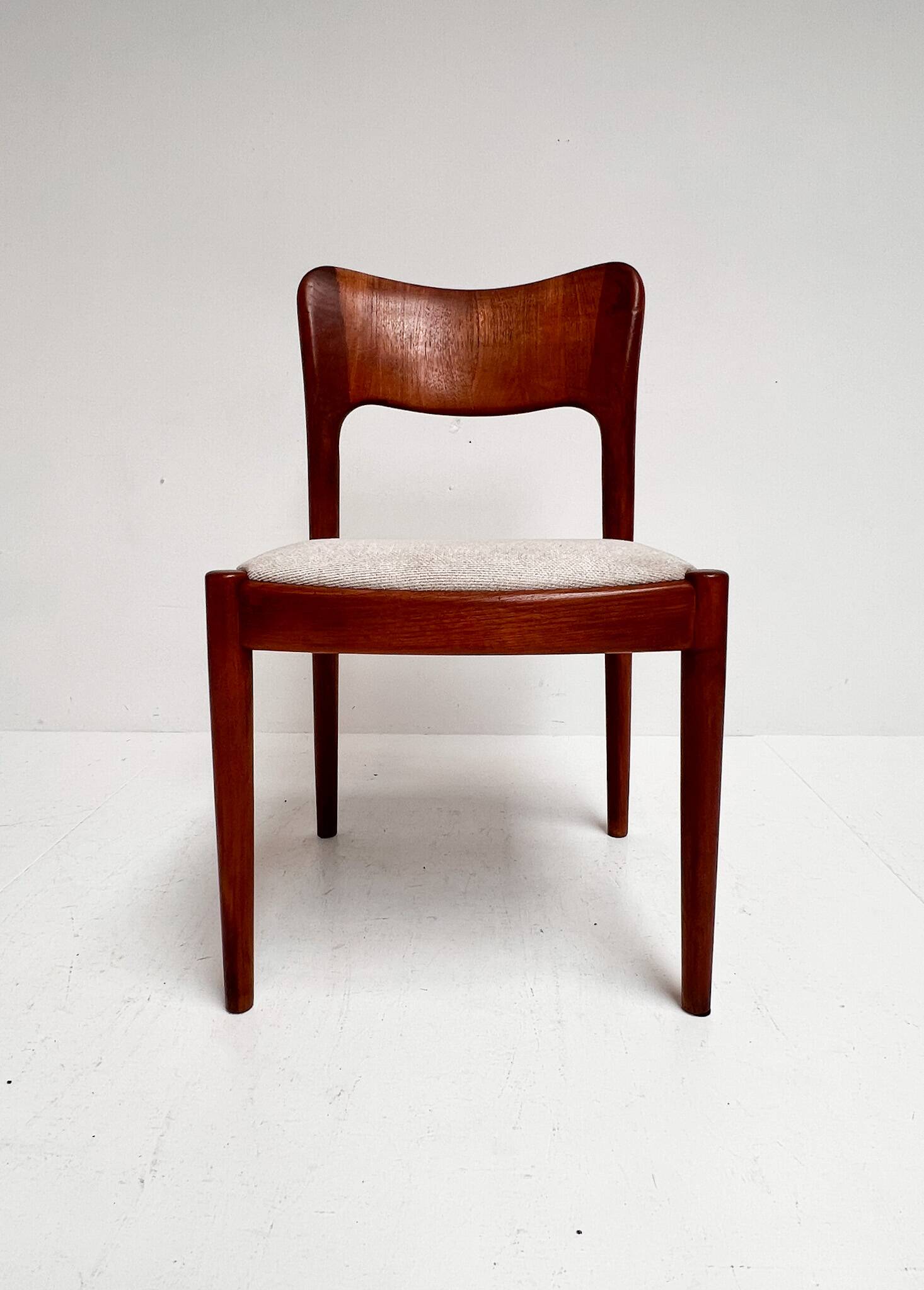 Set reupholstered Ole chairs by Niels Koefoed (2), 1960s