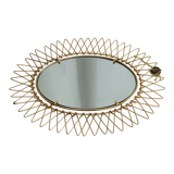 Gilded metal mirror