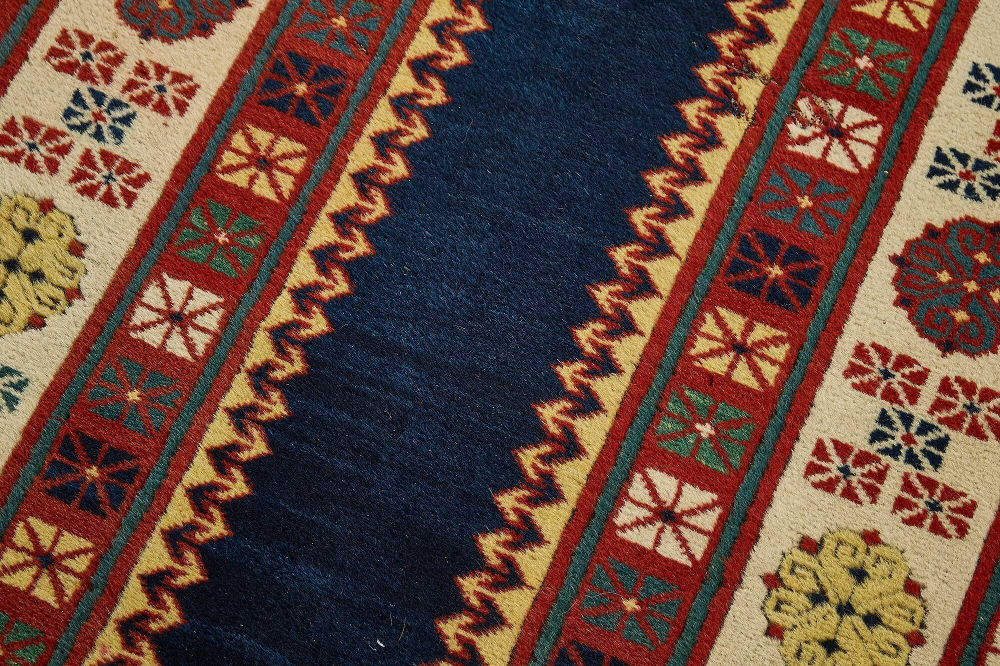 Turkish Handknotted Wool Oushak Rug 100 cm x 292 cm
