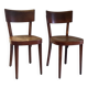 Baumann Art Deco style chairs in solid bentwood - 1930s/40s