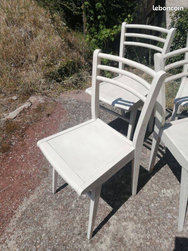 Lot de 4 chaises bistrot vintage Luterma