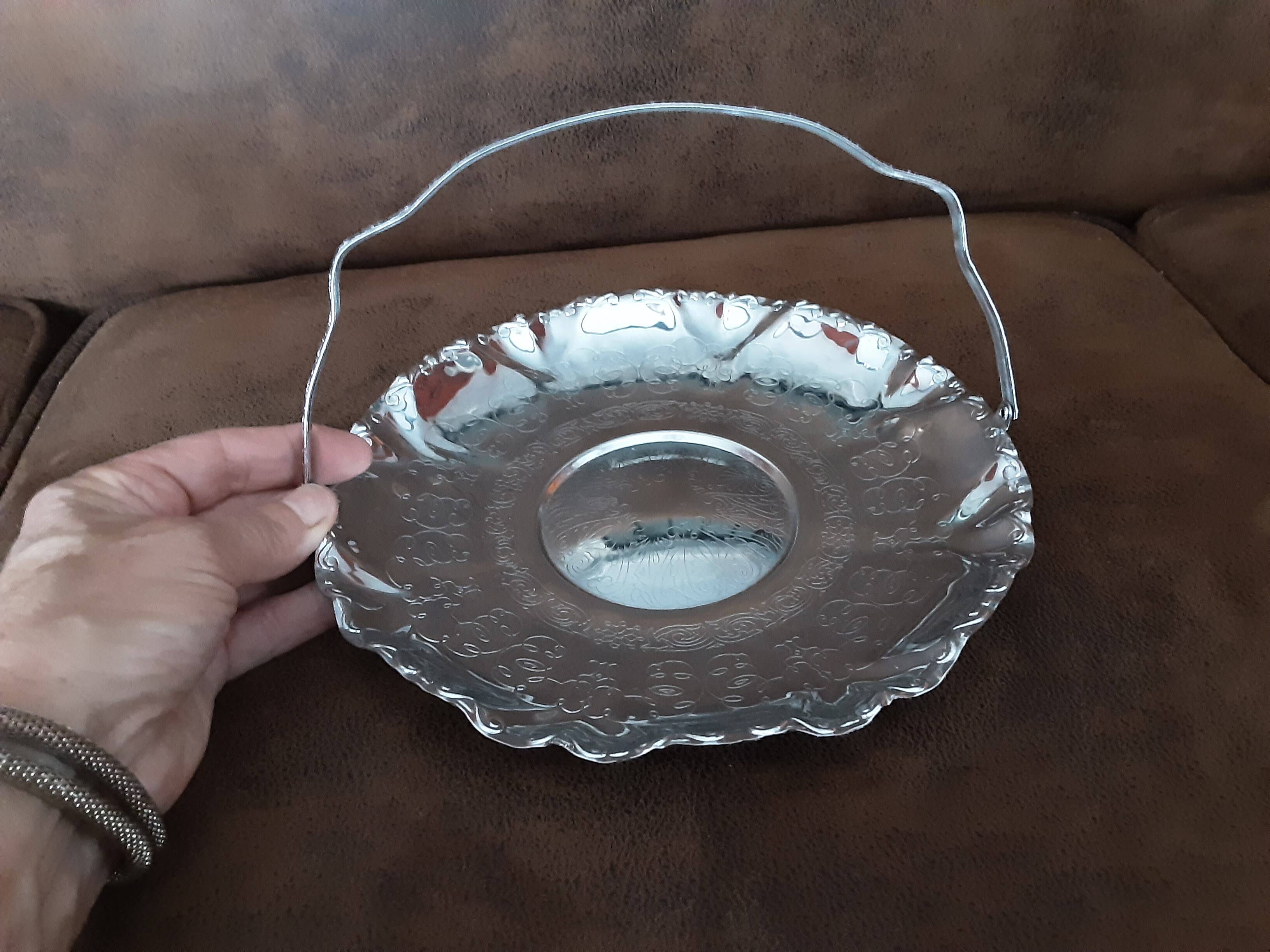 Vintage metal basket