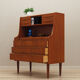 Secrétaire en teck, design danois, années 1970, production: Danemark