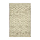 Handwoven vintage anatolian beige rug 186 cm x 290 cm - 38891