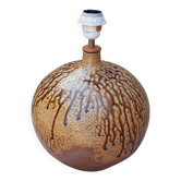 Vintage ceramic ball lamp base from the 70s.