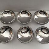 Set de 6 coupes a glace argentées art de la table design drageoir champagne 2