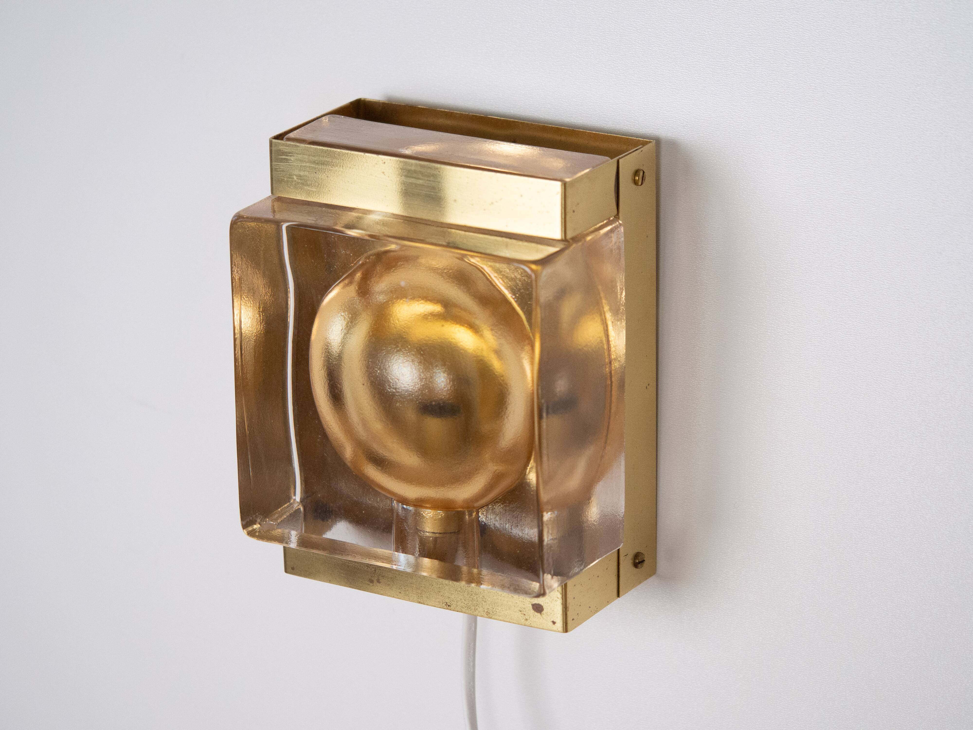 Pair of 2 Vitrika  Maritim wall lamps from 1960s