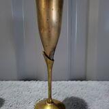 Set of 12 Authentic Antique Vintage Champagne Flutes