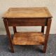 Beautiful vintage wooden bedside table with mirror.