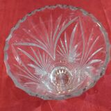 Signed Lorraine crystal vase