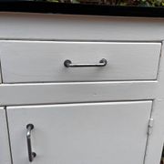 Buffet blanc vintage 2 portes et 2 tiroirs