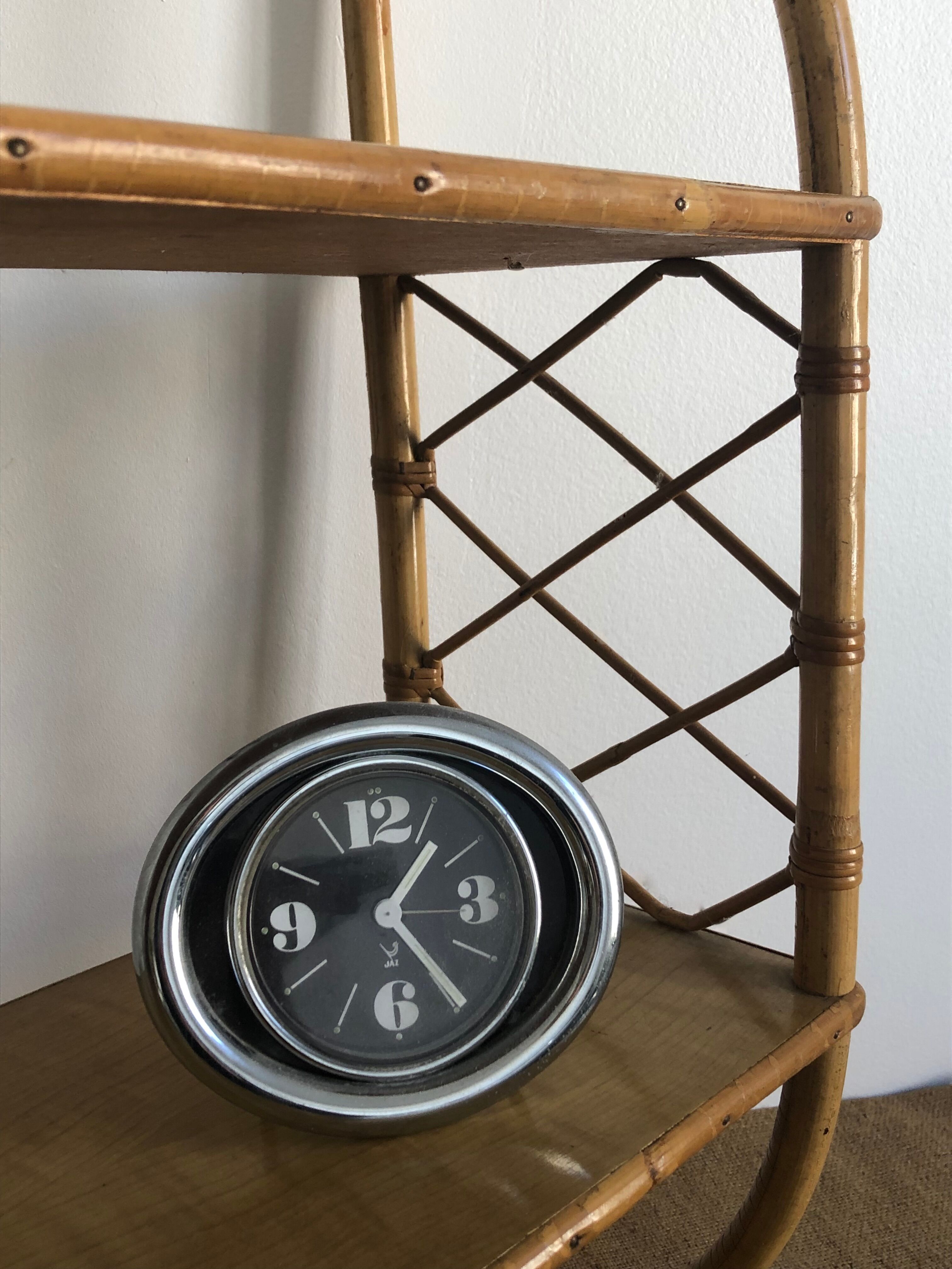 Double rattan shelf, 60s/70s