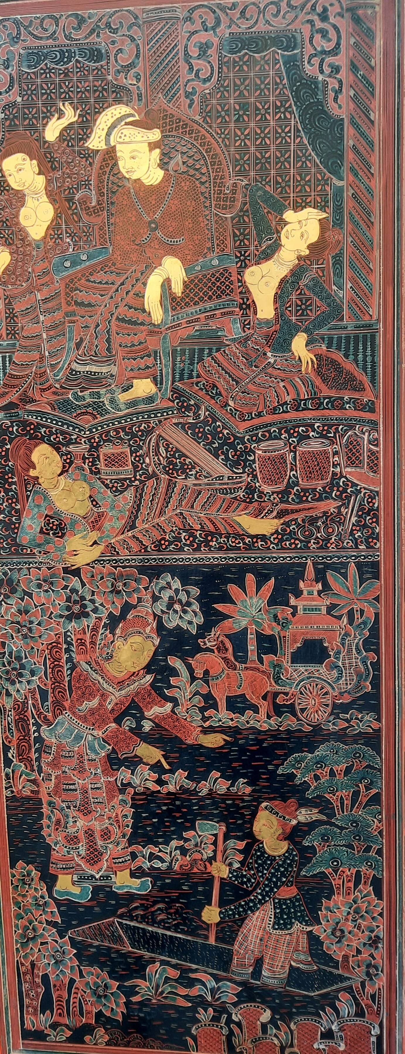 Large extreme orirntal screen