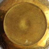 Large brass pot cover 29cm x 21cm vintage