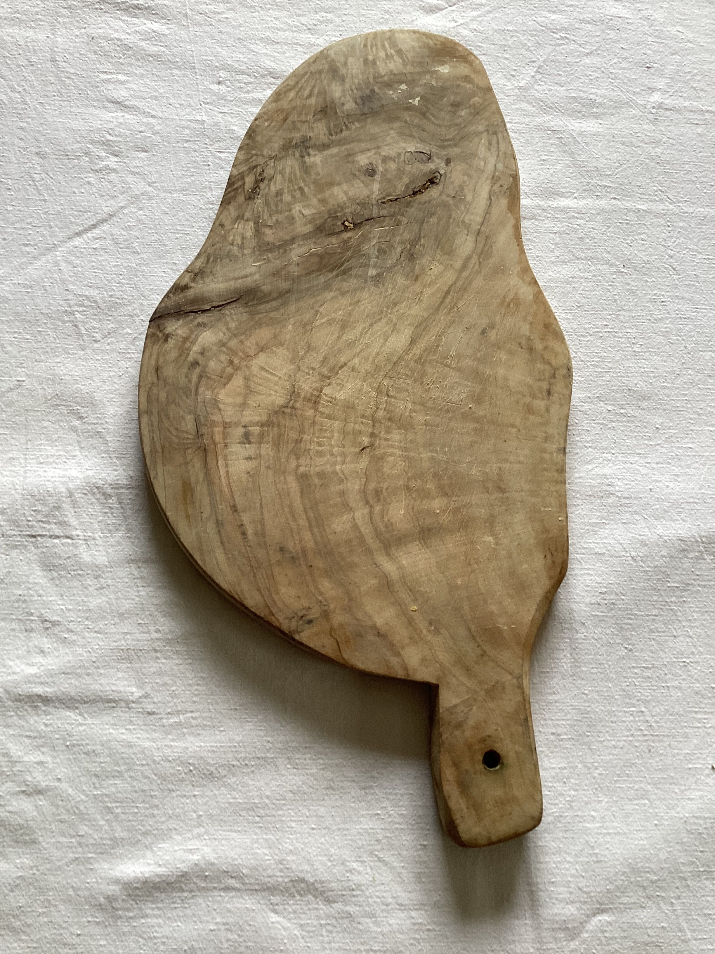 Vintage light wood cutting board
