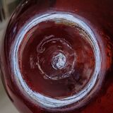 Bubbled glass vase