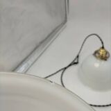 Opaline pendant lights