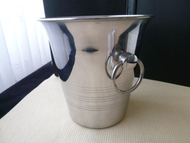 Guy Degrenne stainless steel champagne bucket