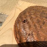 Empty cup woven wicker pocket