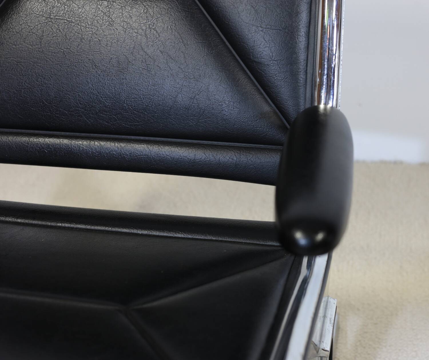 Pair of Eames Sling Tandem armchairs