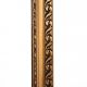 Mirror with a gold frame from the 1950s, France.