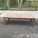 Renovated extendable farmhouse dining table in solid oak from the 19th century, 250-350.