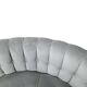 Light blue vintage corner sofa