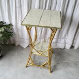 Table en bois patiné