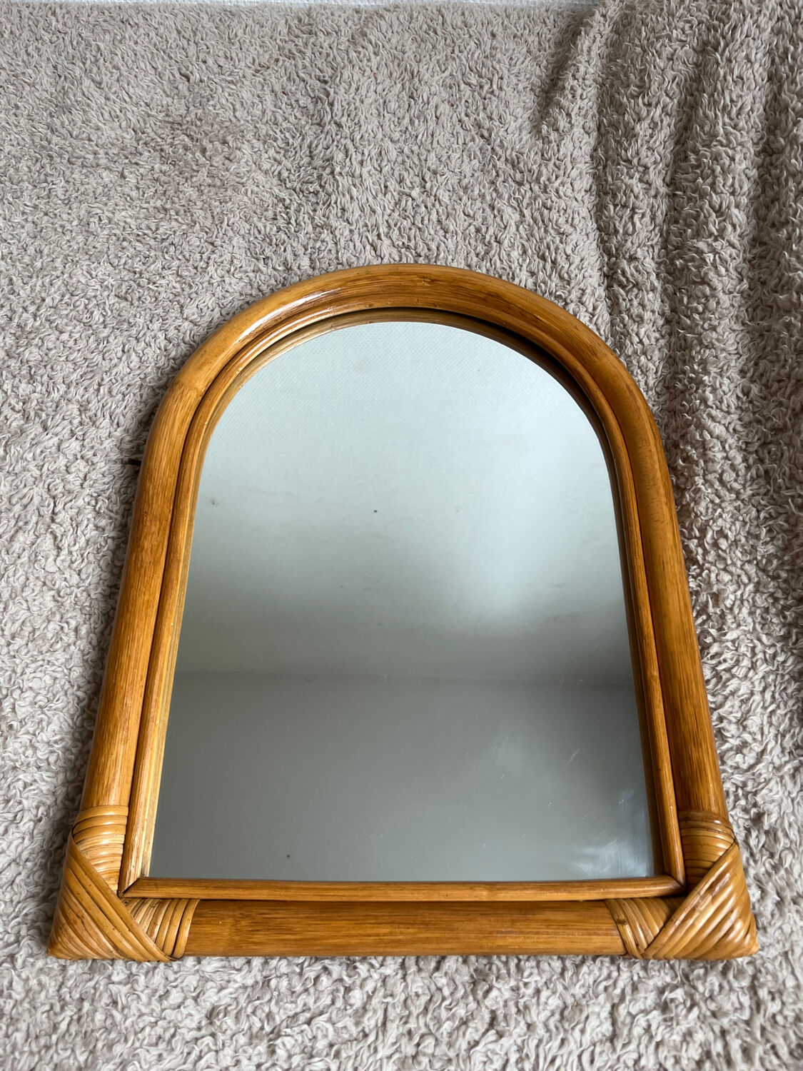 Vintage bamboo mirror year 60/70