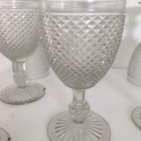 Transparent diamond tip walking glasses