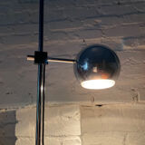 EyeBall floor lamp from the 70s in chromed metal