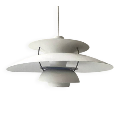 Suspension scandinave PH5 par Louis Poulsen en métal, design danois 1970