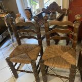 Set of 4 wooden chairs
