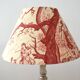 Vintage toile de Jouy lampshade, goddess Diana the huntress