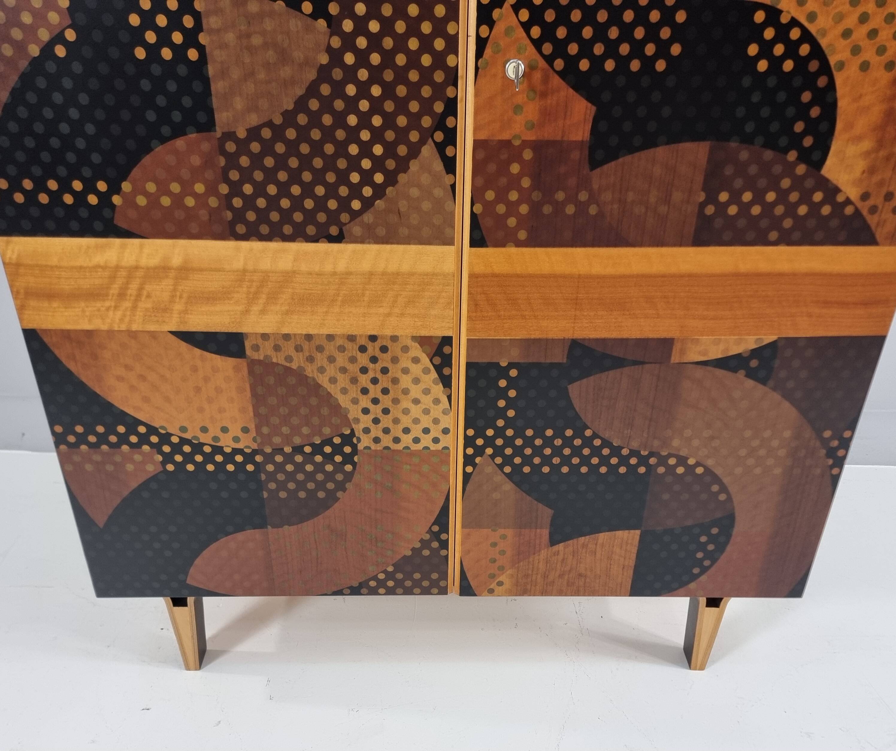 Vintage Beech Wardrobe, 1970s