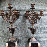 2 candelabras