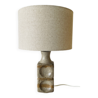 Danish glazed ceramic lamp, 1960