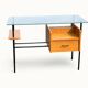 Modernist office – Azzano Frères – designed by Jacques Hitier – Oak, glass and felt
