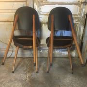 Paire de chaises Pegase par Baumann 1960
