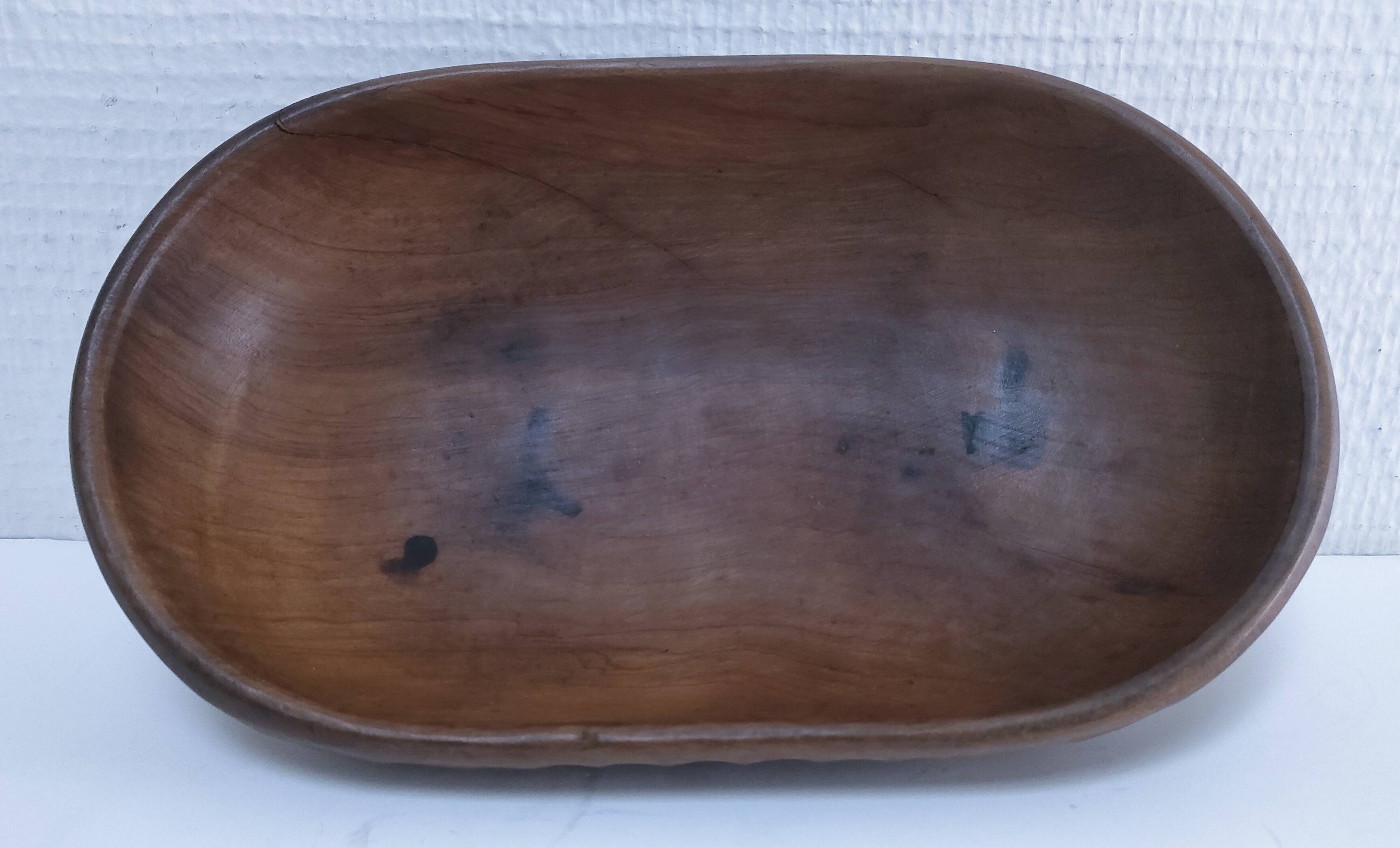 Solid wood pocket emptier, gouged