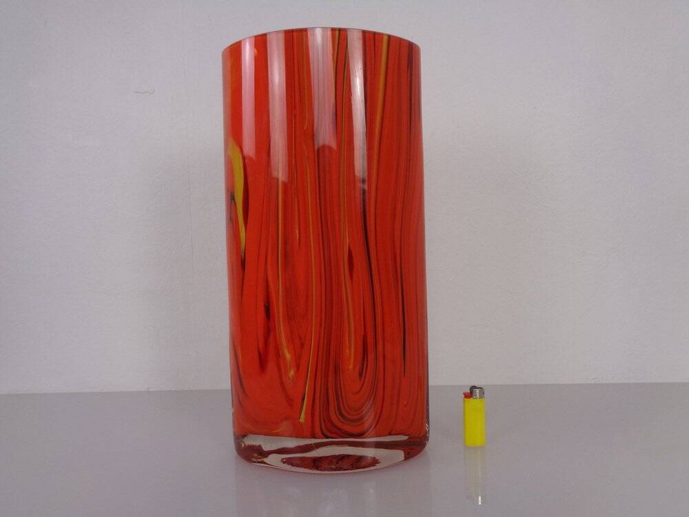 Large Murano Glass Vase, Italy, 1960s