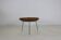 Dutch design rattan / rush tripod magazine side table