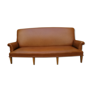Banquette 3 places camel