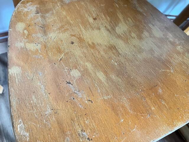 Mismatched set of 4 bistro chairs