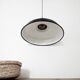 Black enamelled sheet metal suspension