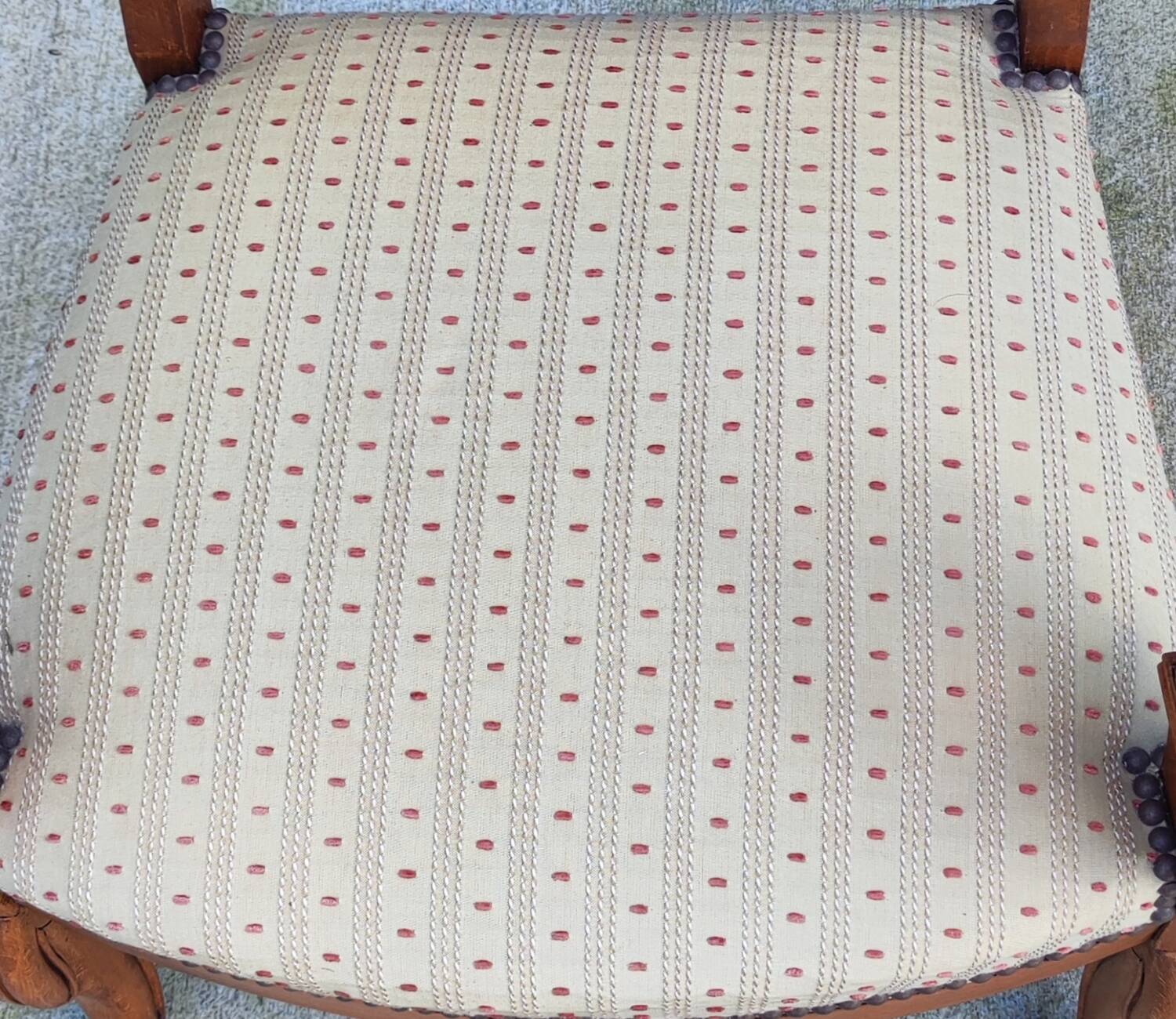 Old office chair with a stick