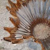 Vintage Bayel crystal vase bowl