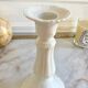 Antique porcelain candle holder