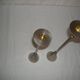 Paire de chandeliers coniques